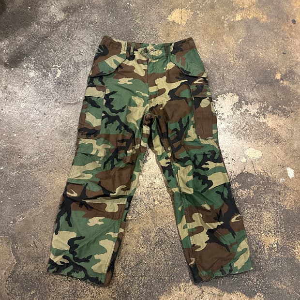 빈티지 80s M65 우드랜드 필드 팬츠