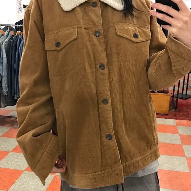 디키즈 골덴 양털자켓