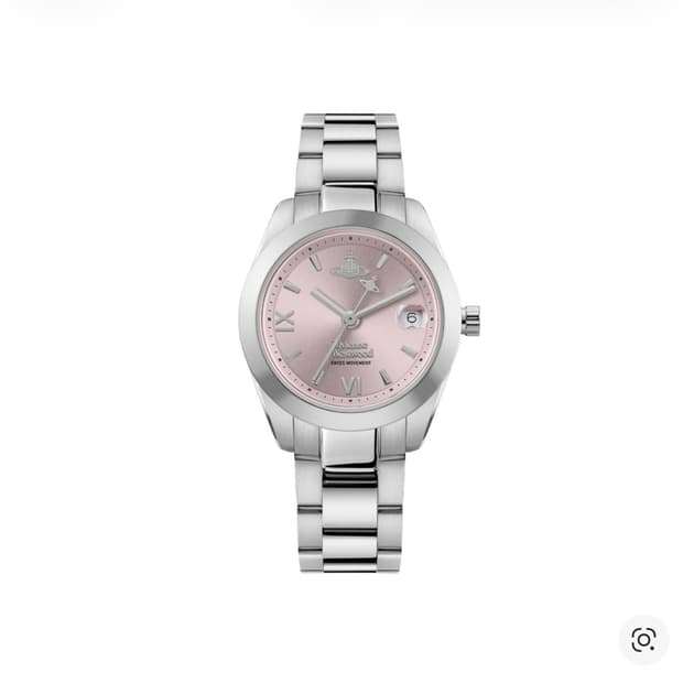 비비안웨스트우드 펜처치 실버 핑크 메탈 시계 새상품