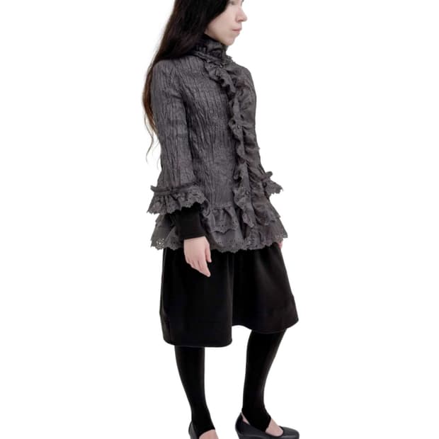 에옹쓰 펀칭 블라우스 Thornel Punching Blouse