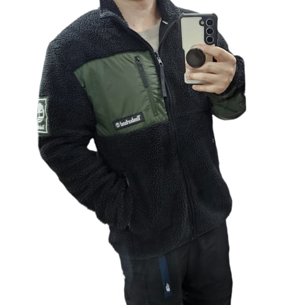 팀버랜드 포켓 뽀글이 플리스 후리스 자켓 M 95-100