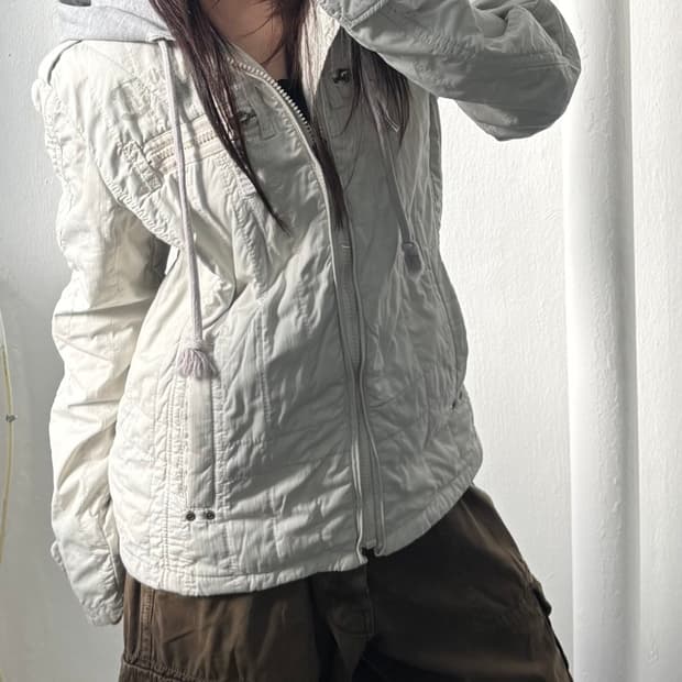 Buckaroo Ivory Hood Jacket