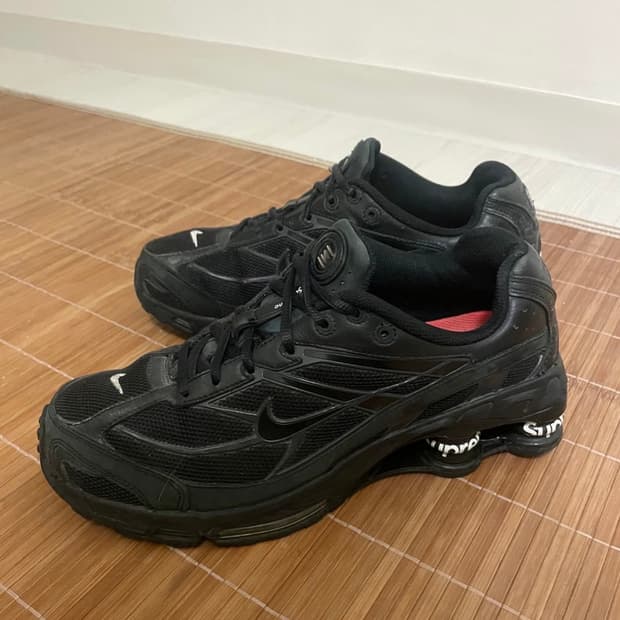 나이키 슈프림 샥스 라이드 2 블랙