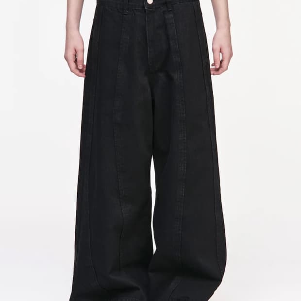 (86) 송지오 블랙 데님 팬츠