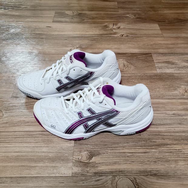 (240 새제품) 아식스 젤 화이트/실버 빈티지 신발 운동화