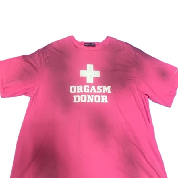 프로젝트 GR 오르가즘 도너 티셔츠 더티핑크 (1사이즈)