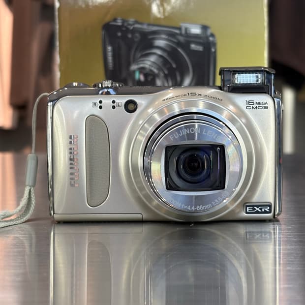 한글/날짜표시/박스)후지필름 파인픽스 f660exr 골드 빈티지디카