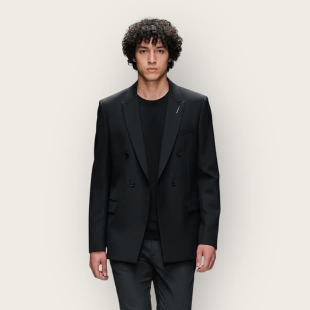 48/ 디올 옴므 17FW 아뜰리에 스티치 더블 블레이저