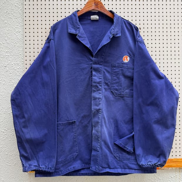 DISTRESSED FADED NAVY ITALIAN 빈티지프렌치워크자켓