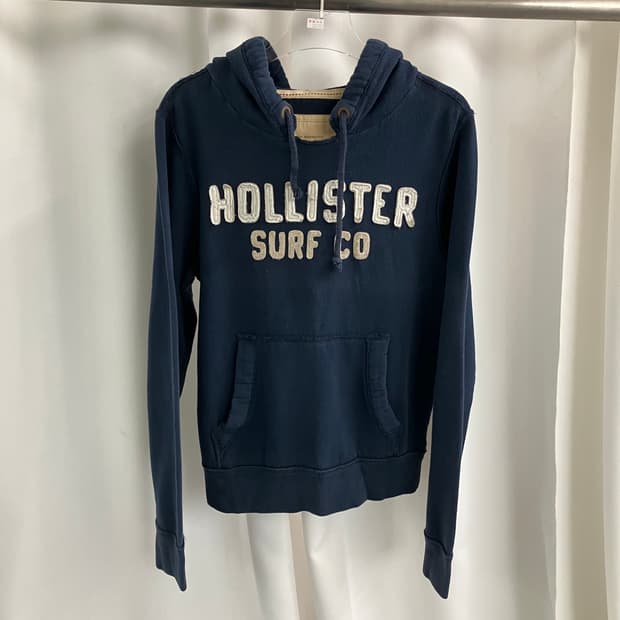 홀리스터 네이비 후드티 S