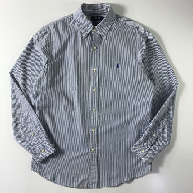 Polo  폴로 랄프로렌 신형 자수 코튼 스트라이프 셔츠 