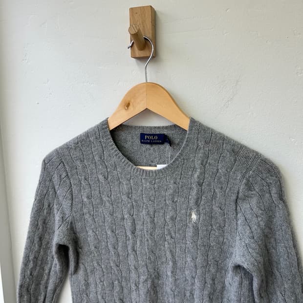 15829 - 폴로 랄프로렌 그레이 케이블 니트