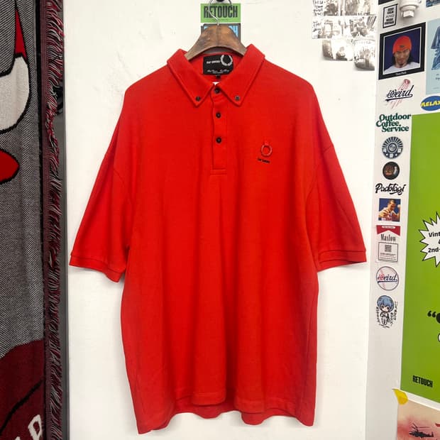 라프시몬스 x 프레드페리 피케 셔츠