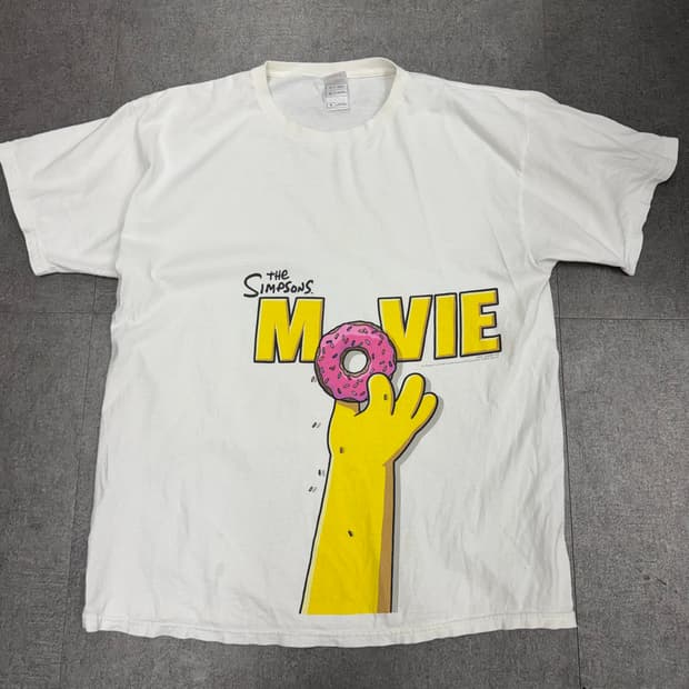 00‘s 빈티지 Fruit of the Loom 심슨 티셔츠 XL
