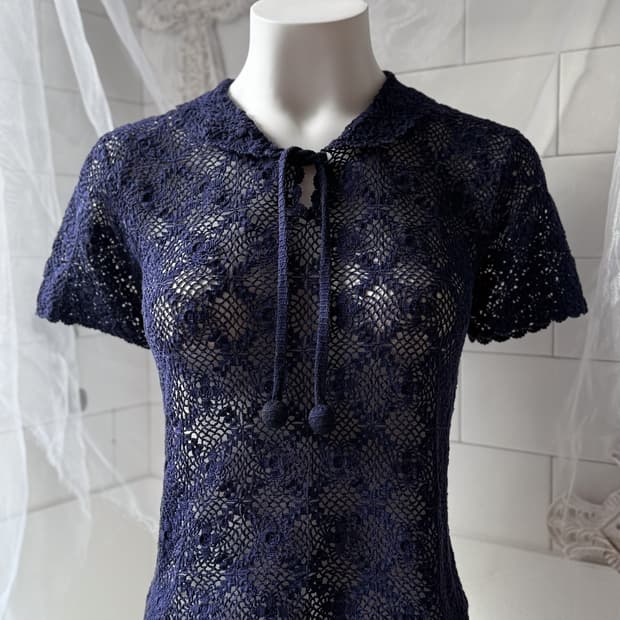 Crochet Pompom Knit 0311