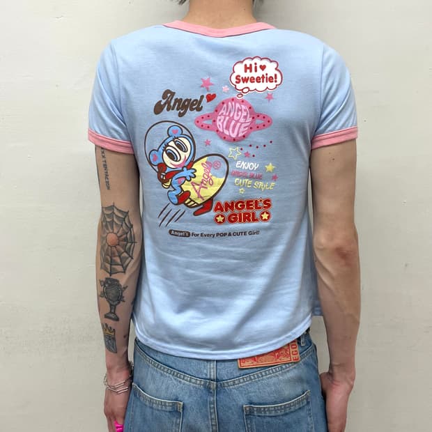 Angel Blue Space Blue T-shirt 