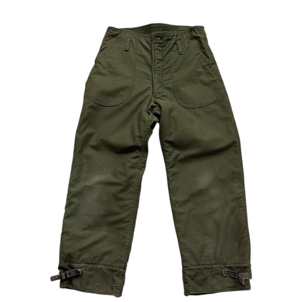 80s U.S NAVY A-2 덱 팬츠 