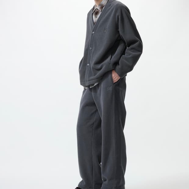 유니클로X니들스 다크그레이 스웻팬츠 M