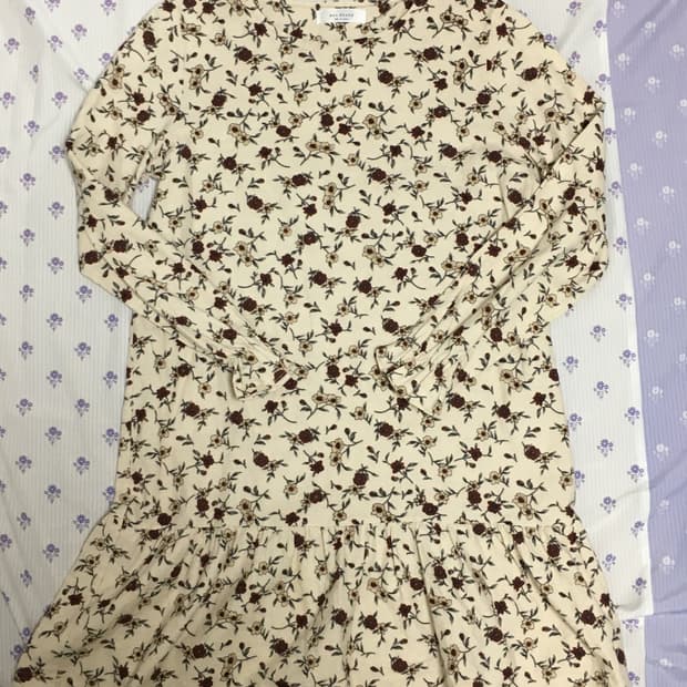 Frilled Floral Dress