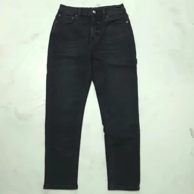 아크네 스튜디오 블랙 데님 청바지 28