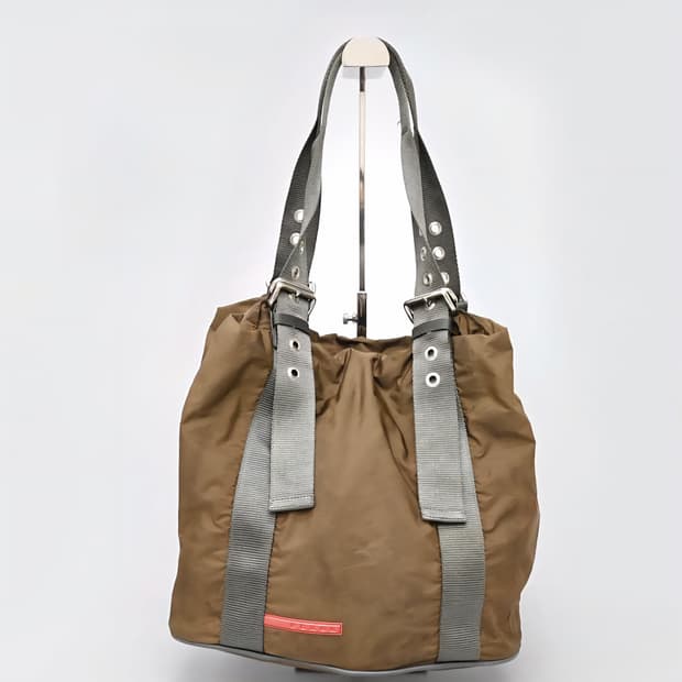 프라다 스포츠 나일론 버클 토트백