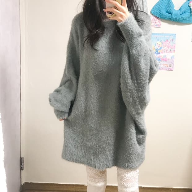 빈티지 니트 히메갸루 로걀 라떼 긱시크 페어리 고딕 고스 공겜여주 그런지