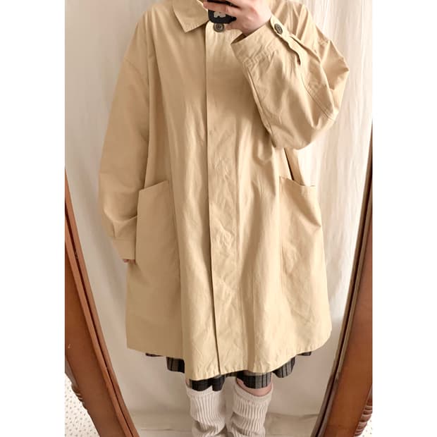 sm2 베이지 아방 트렌치코트