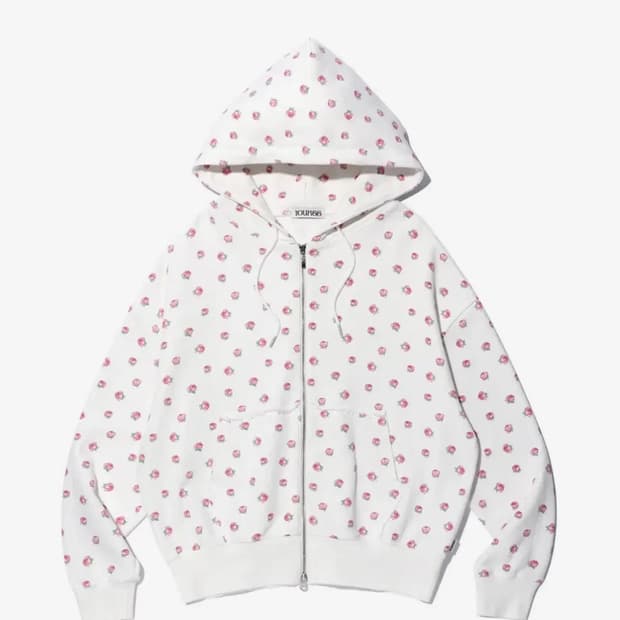 유희 플라워 후드집업 