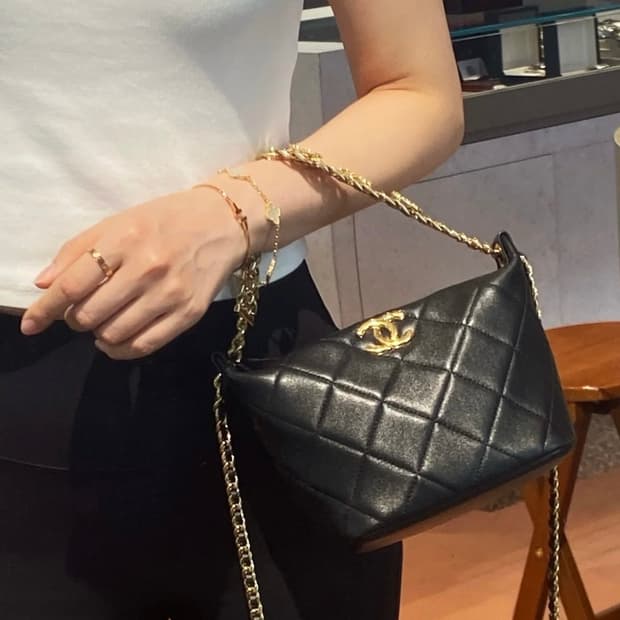 샤넬VIP 신상 CC 큐빅로고 리미티드호보백