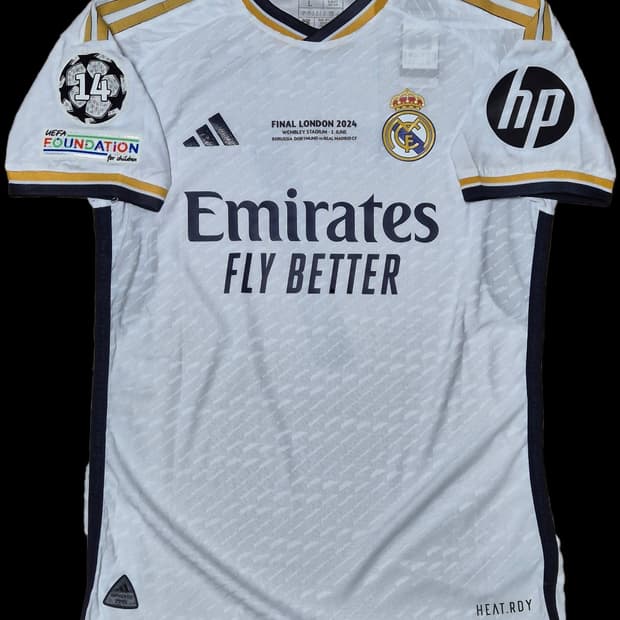 23-24 레알마드리드 홈 모드리치 유니폼 L사이즈 챔스파이널