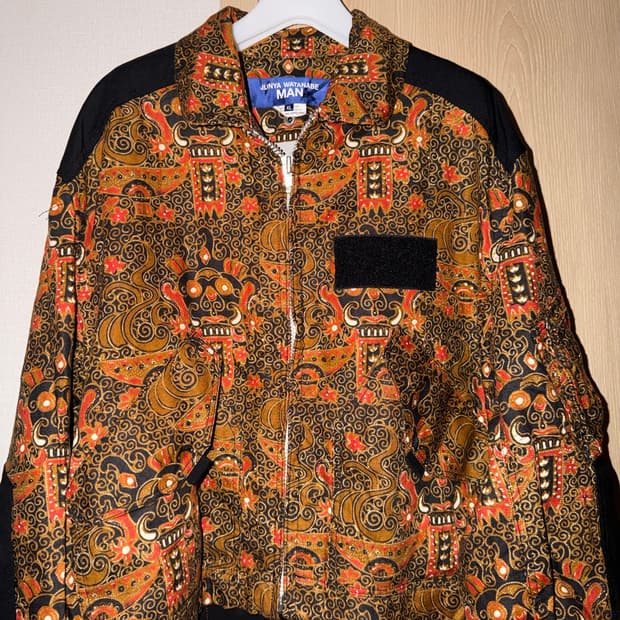Junya Watanabe MAN Batik Print Panel Jac