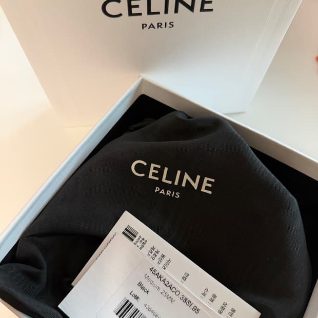 셀린느 트리옹프 캔버스벨트