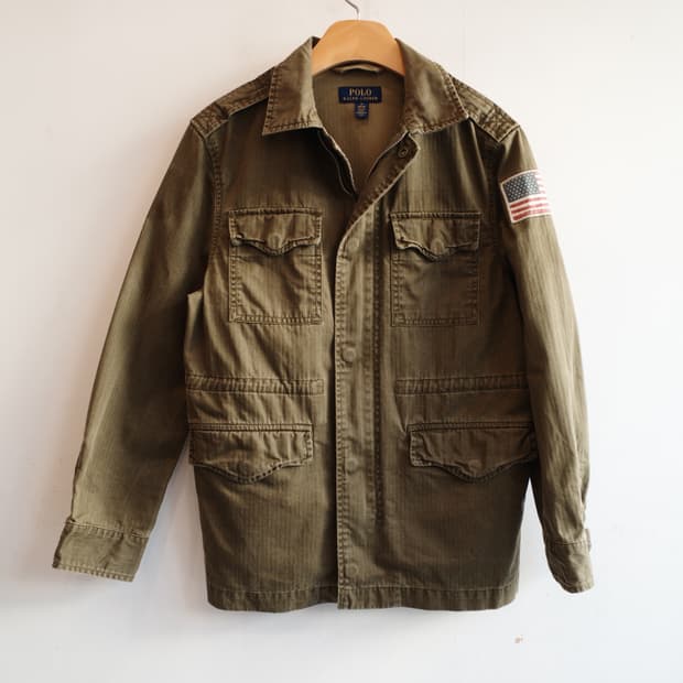 PoloRalphLauren 폴로랄프로렌 성조기 밀리터리 자켓