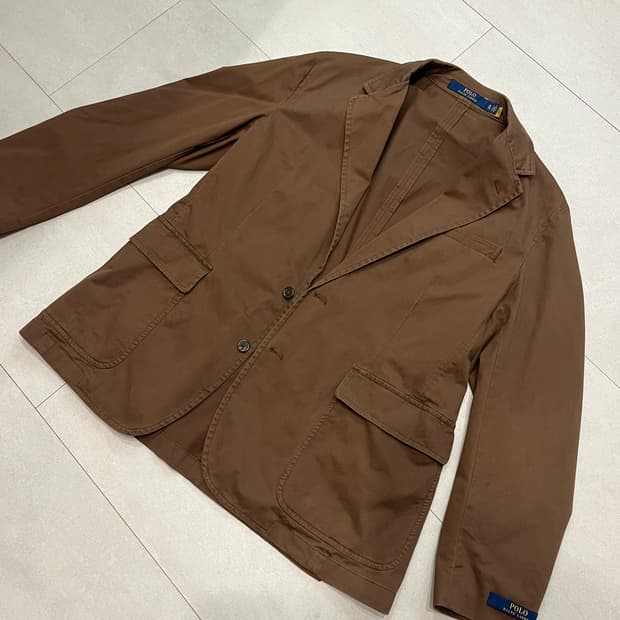 폴로 브라운 코튼 자켓 XL