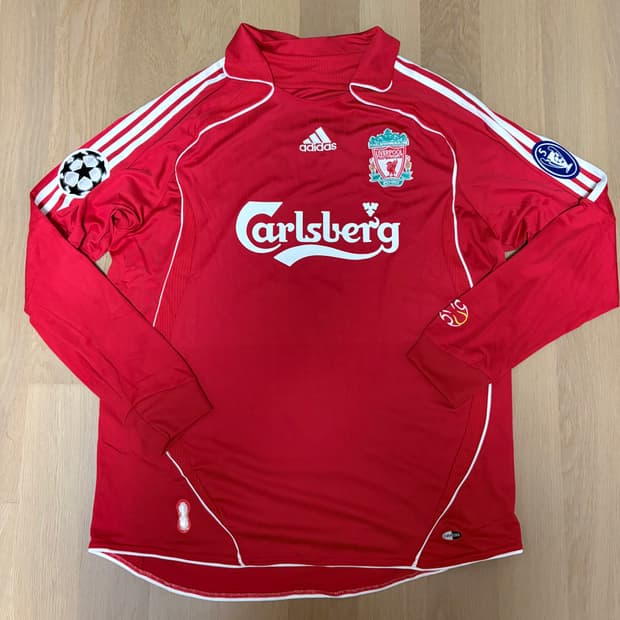 리버풀 챔스 제라드 긴팔 유니폼