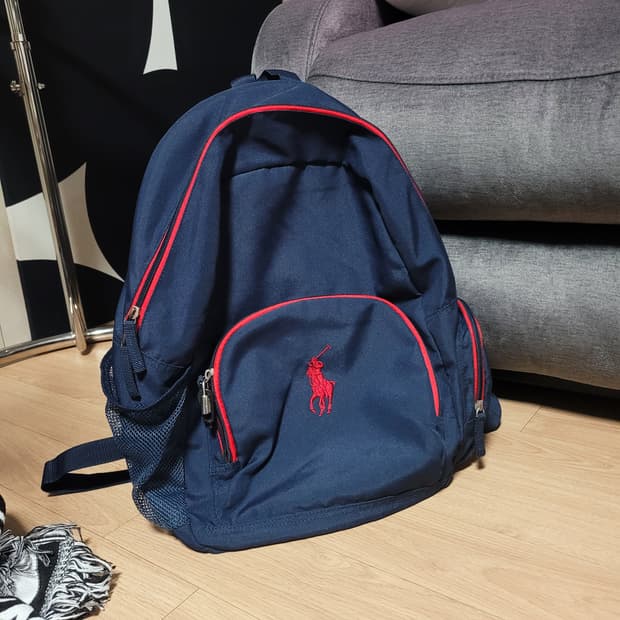 폴로 단종백) 폴로 랄프로렌 백팩 네이비
