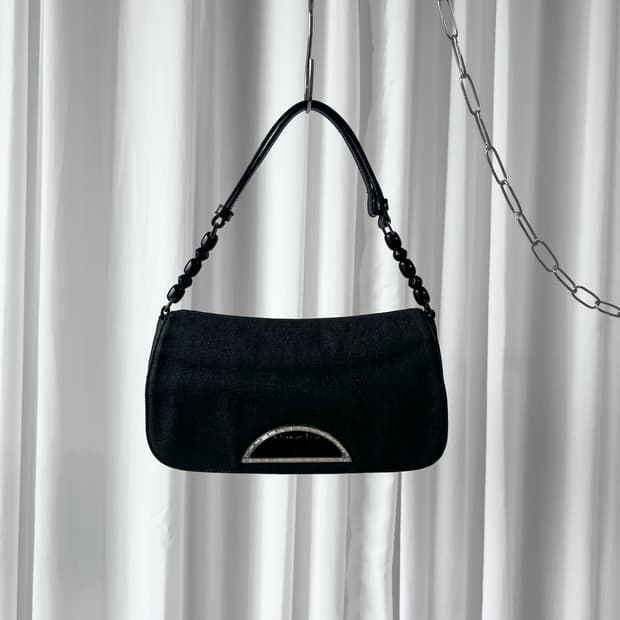 디올 마리스 데님 숄더백