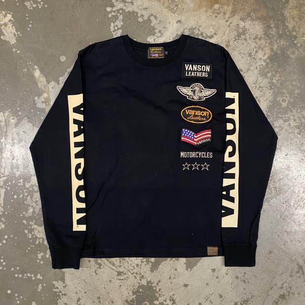 밴슨 원스타 롱슬리브 블랙 M 