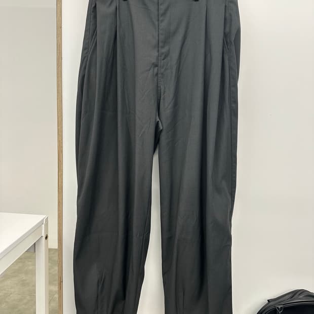 낫포너드 TR 3 TUCK BALLOON PANTS(차콜)