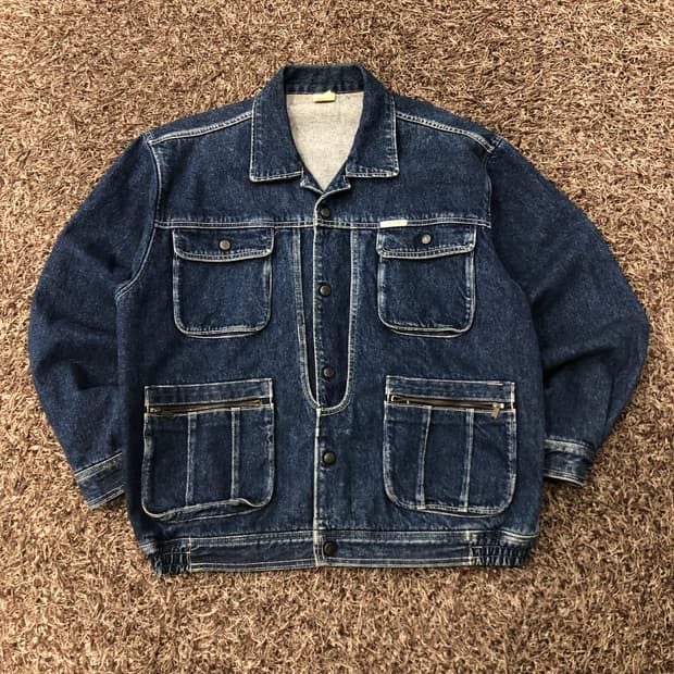 CAPITAN 90s jpn 빈티지 데님 워크 자켓