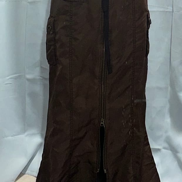 고아st 지퍼 스커트