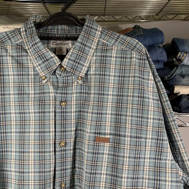 [2XL] 00's 칼하트 멀티체크 워크셔츠