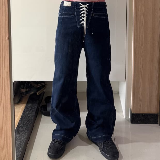 캐피탈 마린 플레어 데님 팬츠