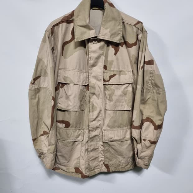 미군 오리지널 사막 3색 데저트 카모 BDU 야상 스몰 숏