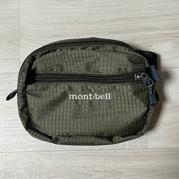 몽벨 벨트파우치 카키