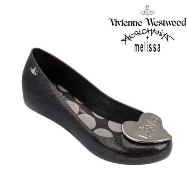 비비안웨스트우드  멜리사 하트 러브 플랫슈즈