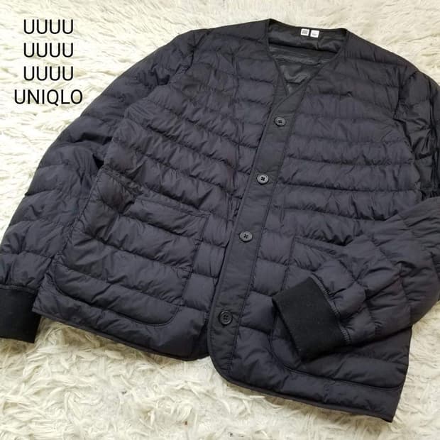 르메르 X 유니클로 16FW 봉태규 경량 패딩 라이너 블랙 L