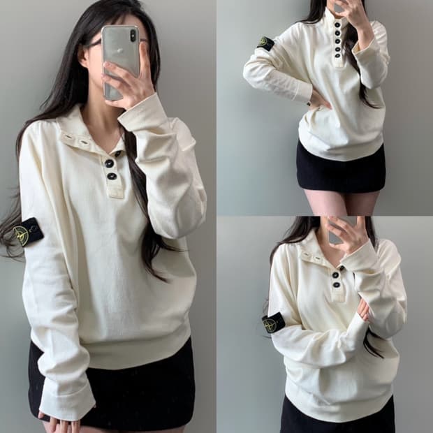 스톤아일랜드 카라 니트 