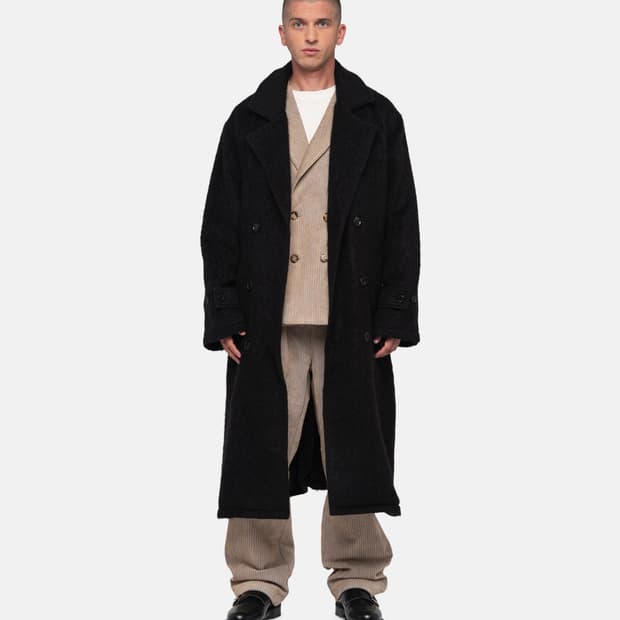 스투시 모헤어 코트