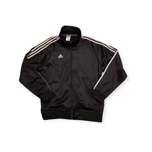 아디다스 블랙 트랙탑 져지 2XL